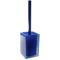 Toilet Brush Holder, Decorative, Square, Blue